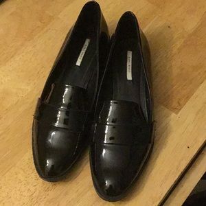 Zara Basic black loafers
